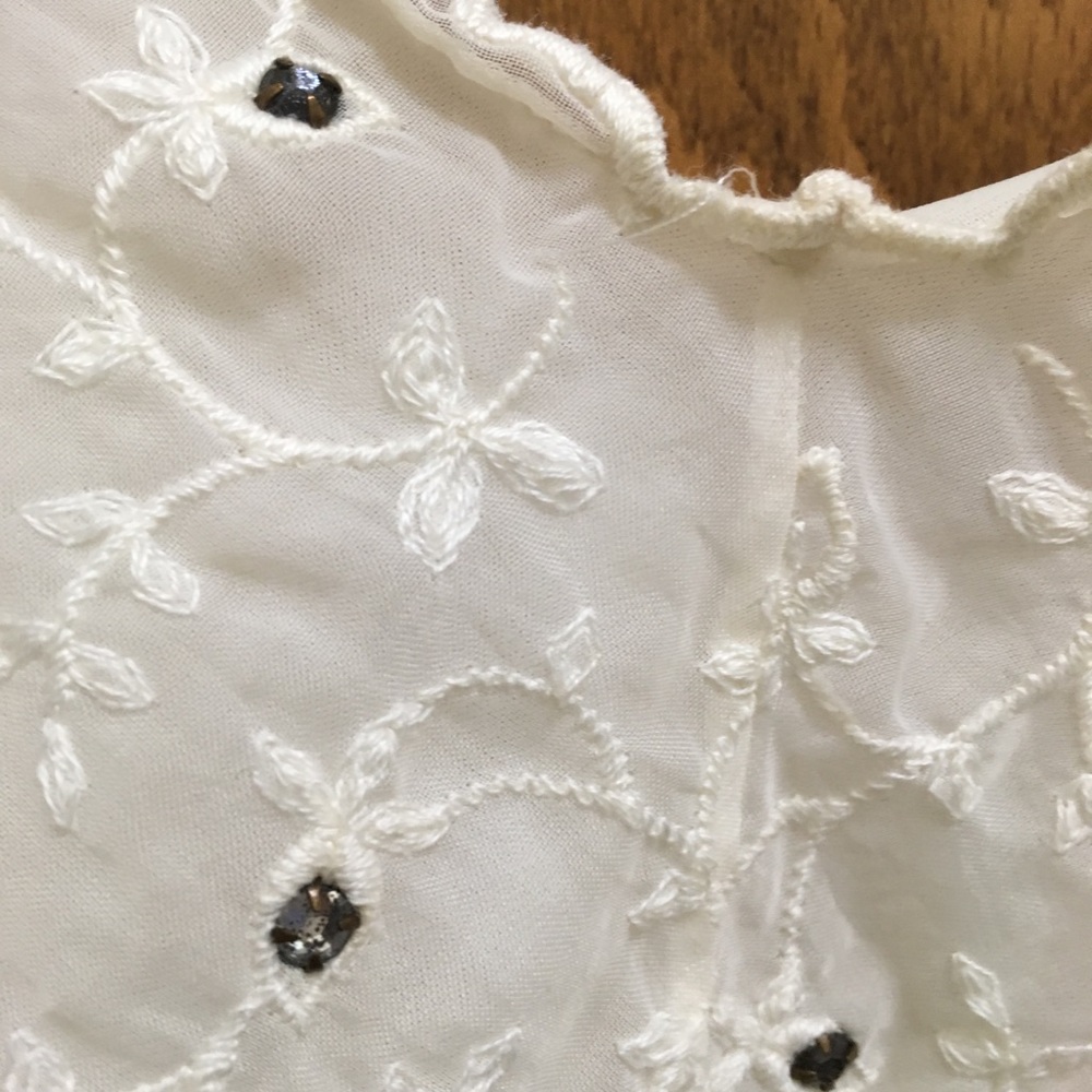 Vintage camisole slip rhinestones - Picture 2 of 6